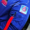 Scream Kenny Top Story Crew Blue Satin Jacket