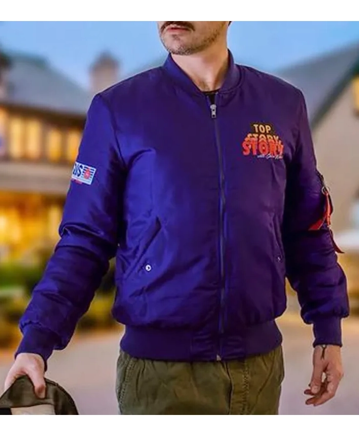 Scream Kenny Top Story Crew Satin Bomber Jacket