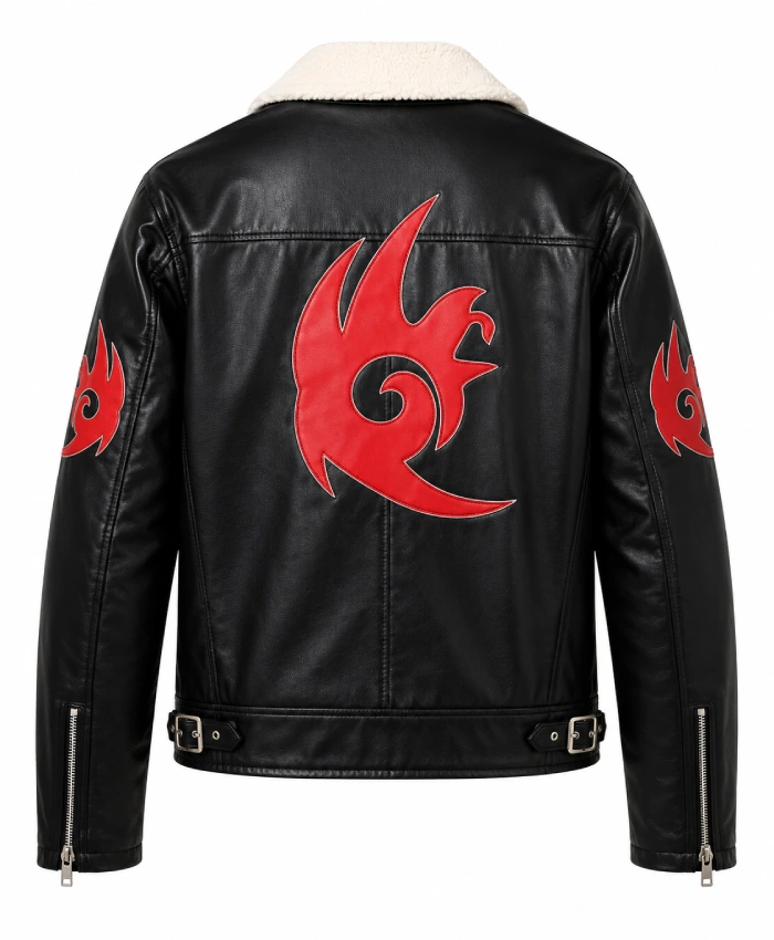 Shadow Hedgehog Black Fur Jacket