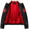 Shadow Hedgehog Black Leather Jacket