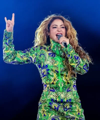 Shakira TD Garden Green Fleece Jacket