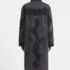 Shinzo Shige Canvas Clasp Washed Long Trench Coat