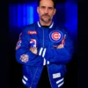 Shop Best in the World CM Punk Second City Saint Blue Satin Jacket