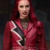 Shop Descendants Wicked Wonderland Kylie Cantrall Red Leather Jacket