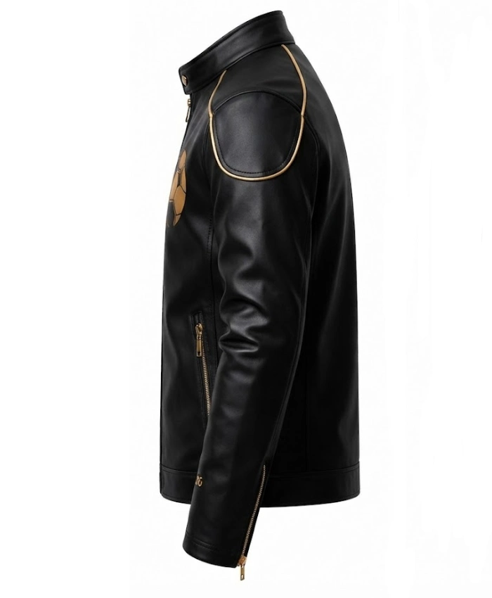 Shop FIFA World Cup 2026 Black Leather Jacket For Men
