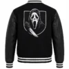 Shop Ghostface Scream Horror Scary Slasher Varsity Jacket