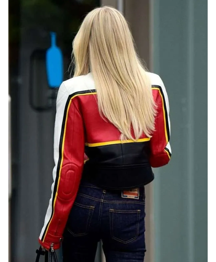 Shop L A California 2026 Street Style Laura Abla Schmitt Motorcycle Jacket On Sale