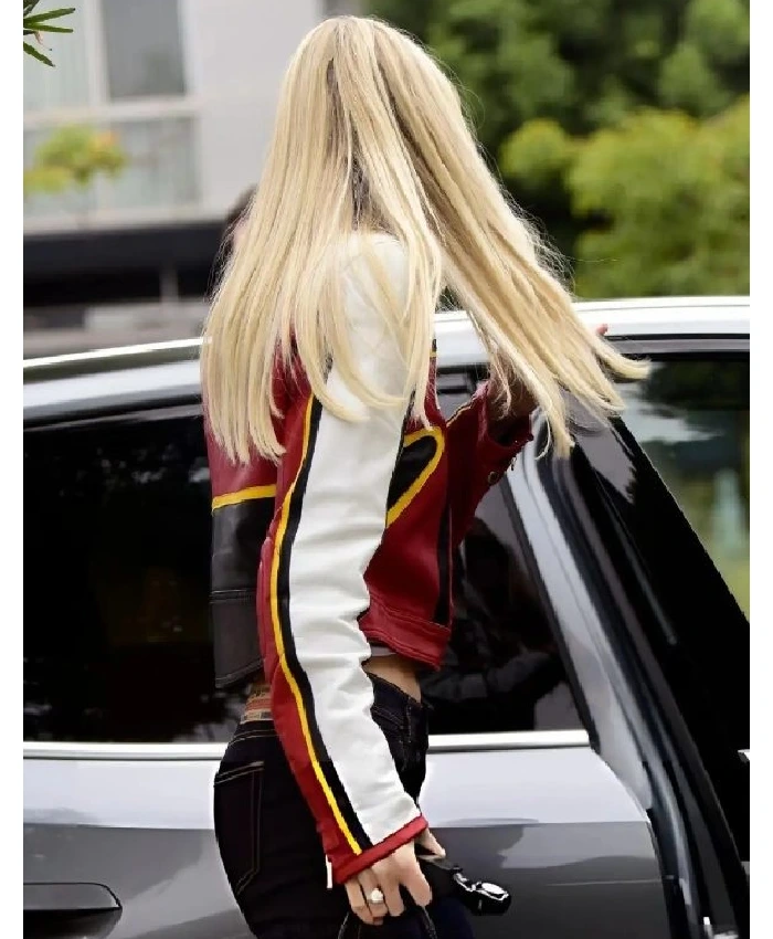 Shop L A California 2026 Street Style Laura Abla Schmitt Motorcycle Leather Jacket
