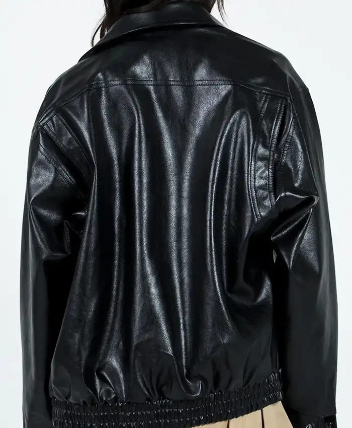 Shop London Monday Night Raw Maxxine Duprii Leather Jacket For Women