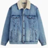 Shop Miles Jacob TV Series Elle S01 Moskovitz Blue Denim Jacket 