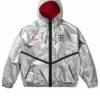 Shop Nike x Palace Fifa World Cup 2026 England Silver Reflective Anthem Hooded Jacket