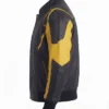 Shop Now Batman Black and Yellow Lambskin Leather Jacket On Sale
