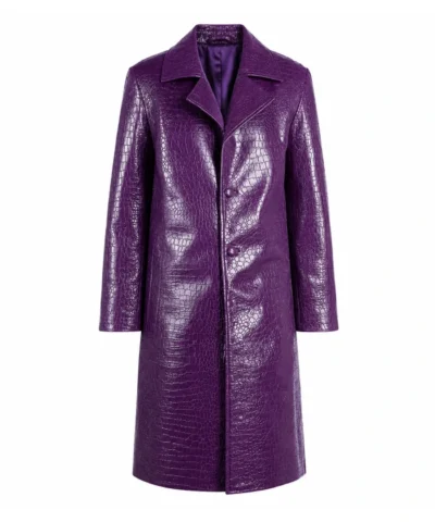 Shop Now Joker Purple Button Coat For Sale 