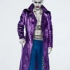 Shop Now Joker Purple Button Crocodile Coat For Sale 
