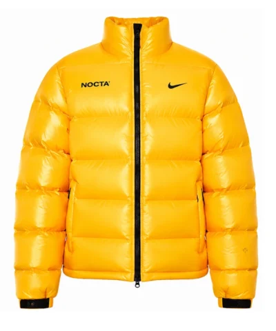 Shop Now Nike Drake Nocta Zip Up Yellow Puffer Jacket