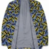 Shop Now Printed Blue Blazer For Sale 