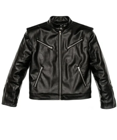 Shop Now Rock Star Black Leather Jacket