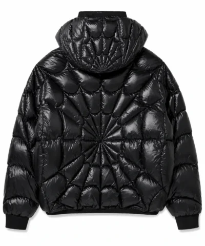 Shop Now Spider Black Padded Jacket