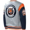 Shop Now Starter Gray Detroit Tigers Satin Jacket