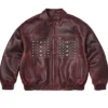Shop Now Supreme S26 Multi Studded Leather Jacket For Sale