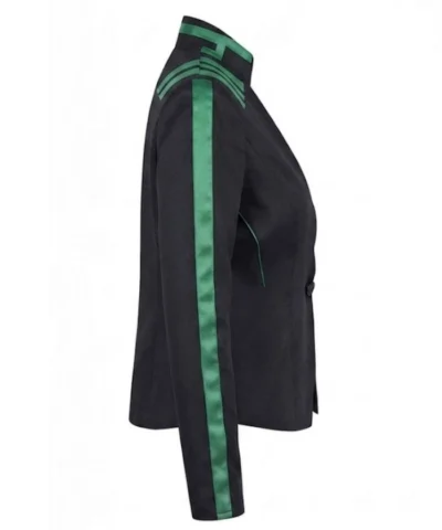 Shop Poison Ivy Black Cotton Jacket