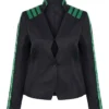 Shop Poison Ivy Black Cotton Jacket On Sale 