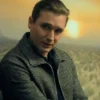Shop Seth Numrich TV Series The Boroughs S01 Blaine Shaw Grey Wool Jacket 