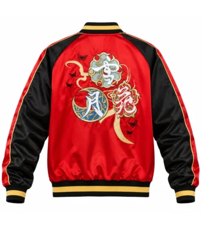 Shop Stormblood Samurai Red Satin Jacket