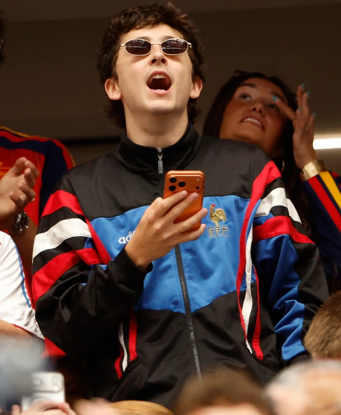 Shop Timothee Chalamet FIFA World Cup France Track Jacket