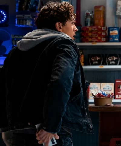 Shop Tom Holland Spiderman Brand New Day Peter Parker Lionel Messi Tom Holland Black Jacket