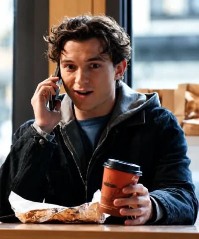 Shop Tom Holland Spiderman Brand New Day Peter Parker Lionel Messi Tom Holland Jacket