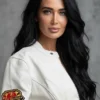 Shop Veronika Mudra Lewis Hamilton White Jacket