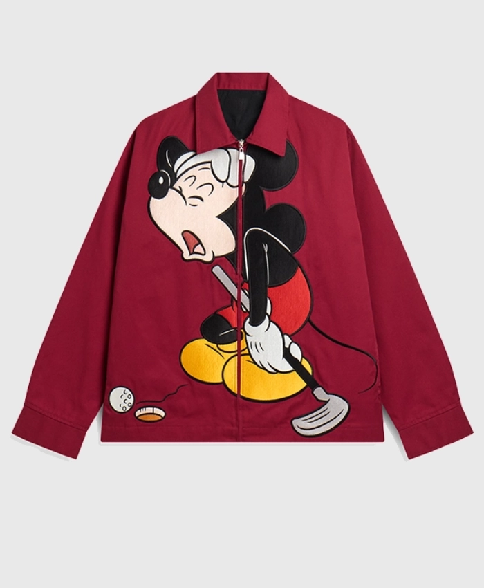 Shop now Carnival Golf x Disney Red Cotton Donald Jacket For Sale