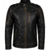 Shop uicide Squad Joker Black Biker Jacket