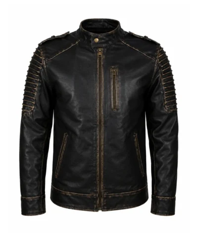 Shop uicide Squad Joker Black Biker Jacket