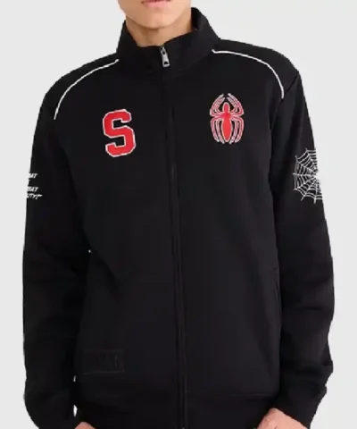 Spider Man 2026 Marvel Aeropostale Black Track Jacket
