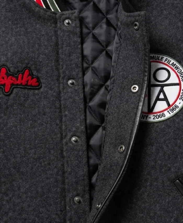 Spike Lee Full Snap Wool Varsity Jacket