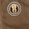 Star Wars Phantom Menace Qui Gon Jinn Jedi Master 25th Anniversary Brown Work Jacket