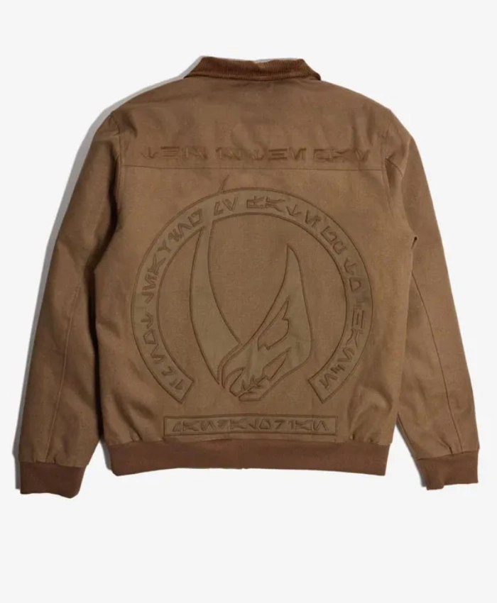 Star Wars Series The Mandalorian Mudhorn Signet Brown Canvas Jacket