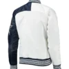 Starter Dallas Cowboys Endzone White Satin Jacket
