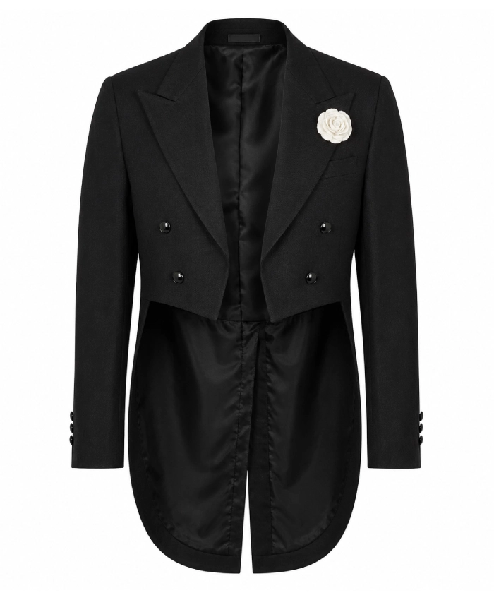 Suicide Squad Joker Notch Collar Black Dinner Blazer - Image 3