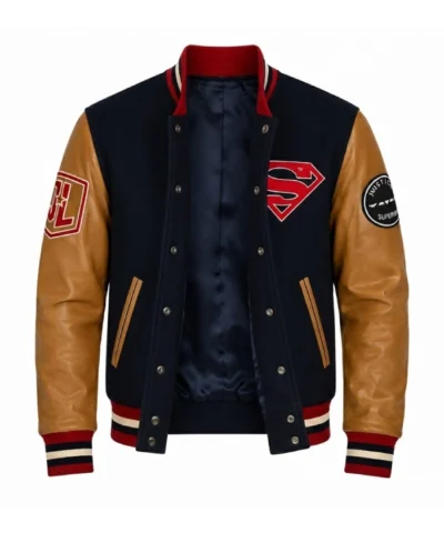 Superman Justice League Varsity Jacket