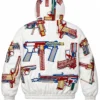 Supreme x Alfredo Martinez White Jacket Back