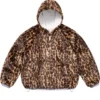 Supreme x Mens Faux Fur Hooded Track Jacket