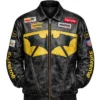 Supreme x The Batman Gotham City Black Leather Jacket