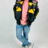 Supreme x The Batman Gotham City Black Leather Jacket On Sale