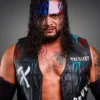 TNA World Champion 2026 Mike Santana The Illest Leather Vest 