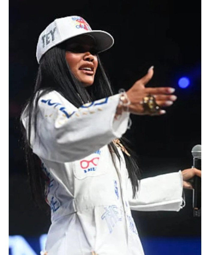 Teyana Taylor ESSENCE Festival New Orleans July 2026 White Jumpsuit