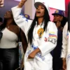 Teyana Taylor ESSENCE Festival White Jumpsuit