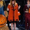 The Curse of Bridge Hollow Nia Vardalos Halloween Orange Wool Coat